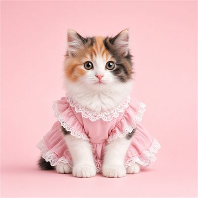 Cat wearing Dresses