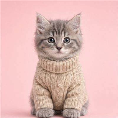 Cat wearing Sweaters